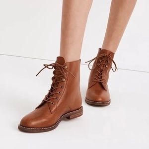 Madewell NWOT Kellie Lace-Up Boot